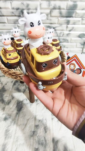 گاو کشتی سوار مدل فشاری اسباب بازی